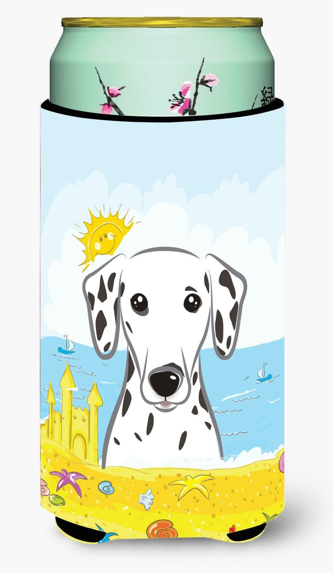 Dalmatian Summer Beach Tall Boy Beverage Insulator  Hugger BB2078TBC by Caroline&#39;s Treasures