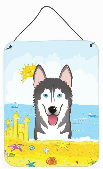 Alaskan Malamute Summer Beach Wall or Door Hanging Prints BB2086DS1216 by Caroline's Treasures