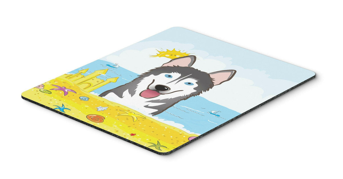 Alaskan Malamute Summer Beach Mouse Pad, Hot Pad or Trivet BB2086MP by Caroline&#39;s Treasures