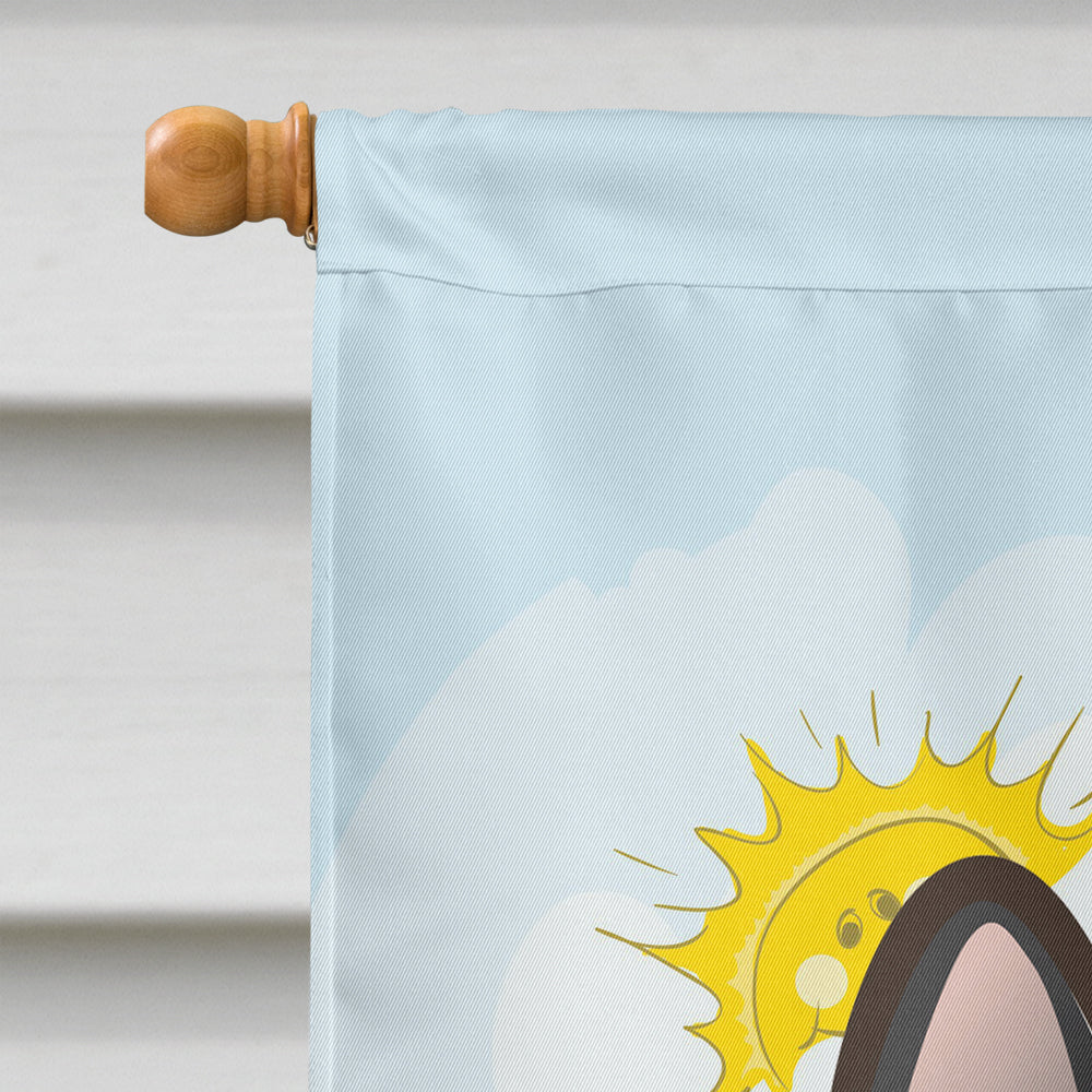 French Bulldog Summer Beach Flag Canvas House Size BB2095CHF  the-store.com.