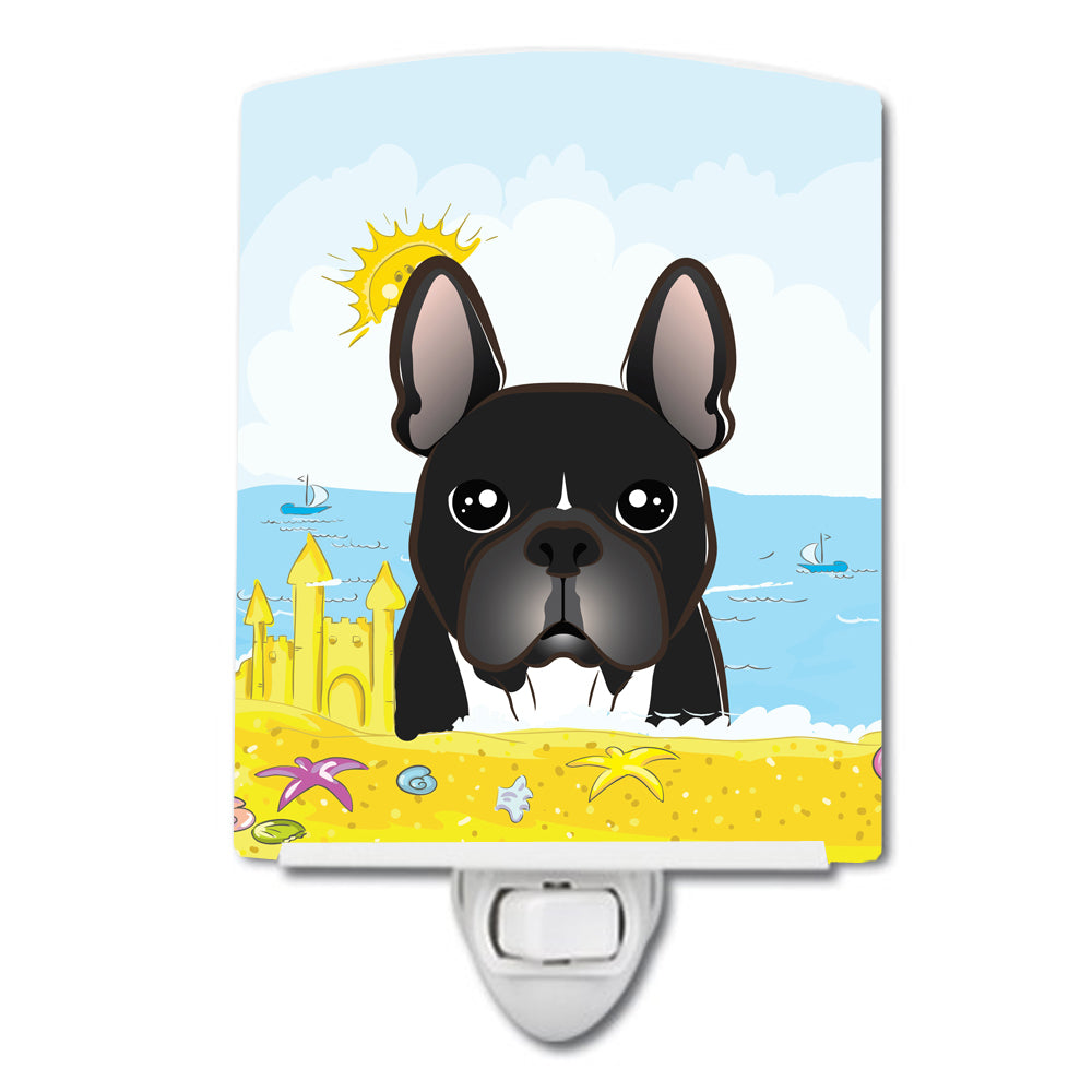 French Bulldog Summer Beach Ceramic Night Light BB2095CNL - the-store.com