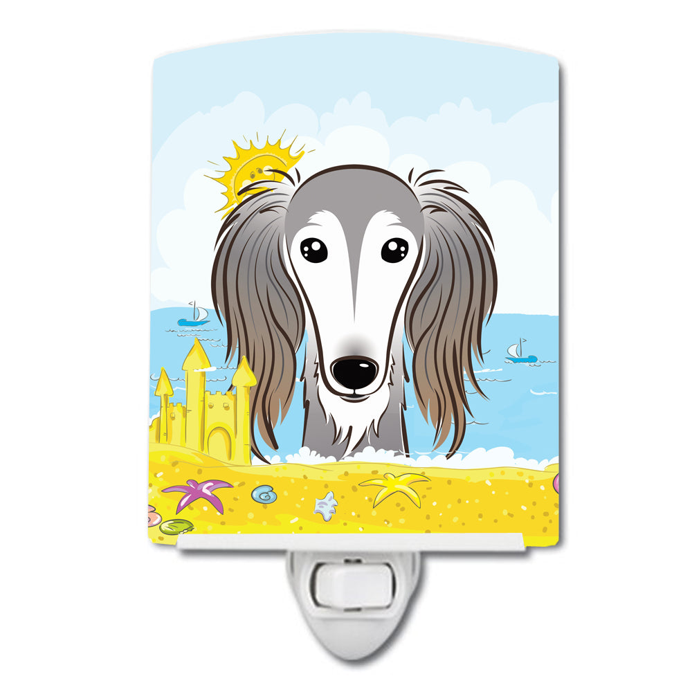 Saluki Summer Beach Ceramic Night Light BB2097CNL - the-store.com