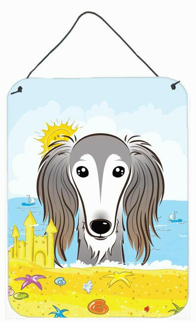 Saluki Summer Beach Wall or Door Hanging Prints BB2097DS1216 by Caroline&#39;s Treasures