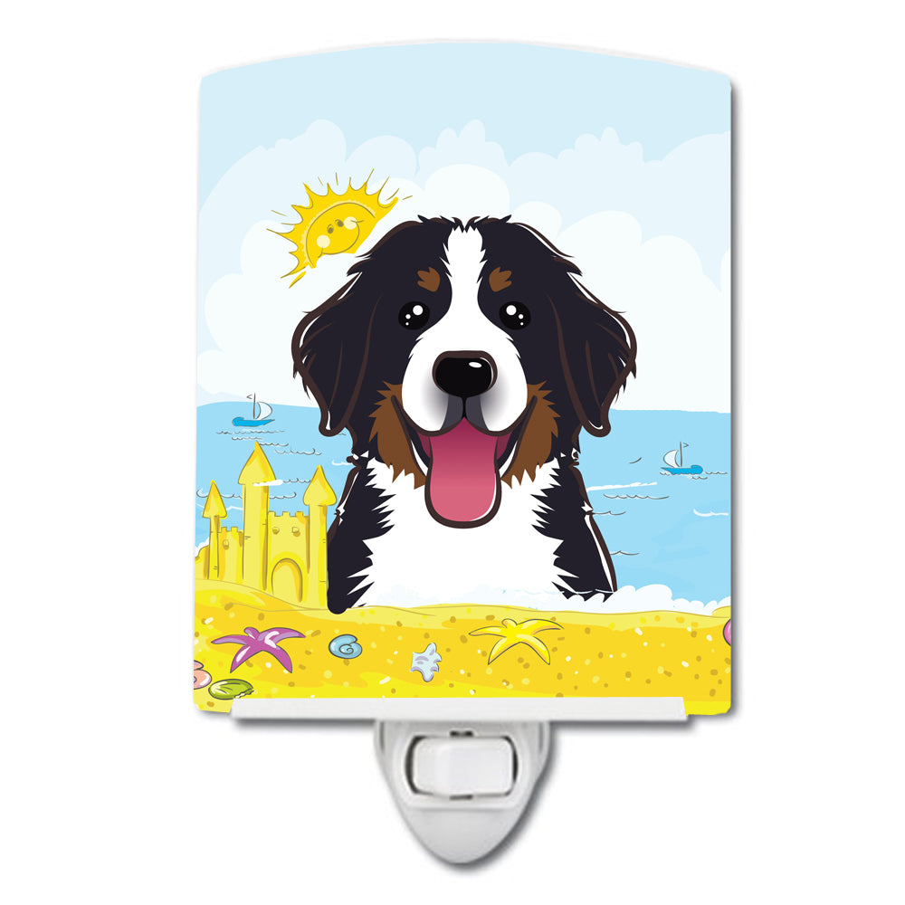 Bernese Mountain Dog Summer Beach Ceramic Night Light BB2105CNL - the-store.com