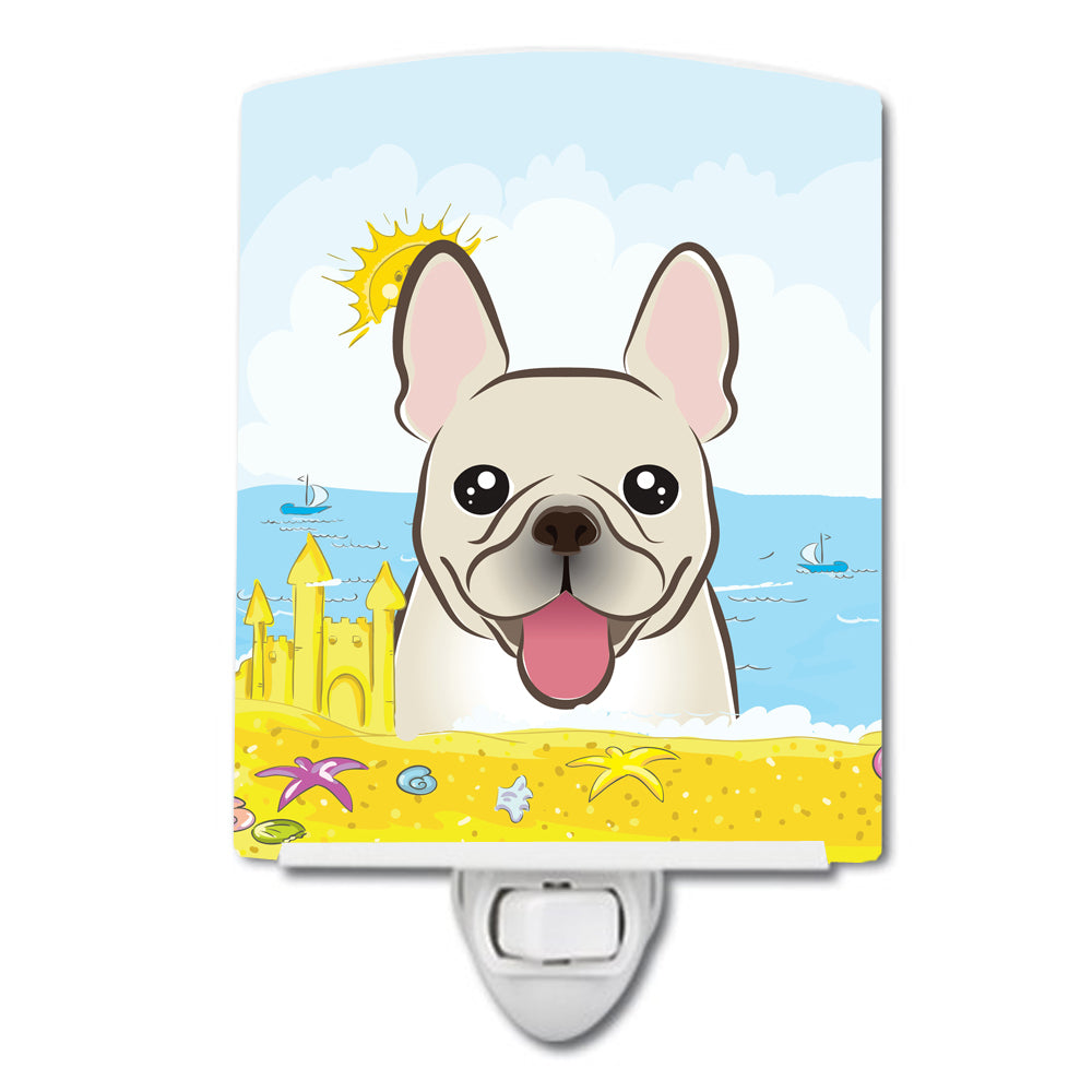 French Bulldog Summer Beach Ceramic Night Light BB2106CNL - the-store.com