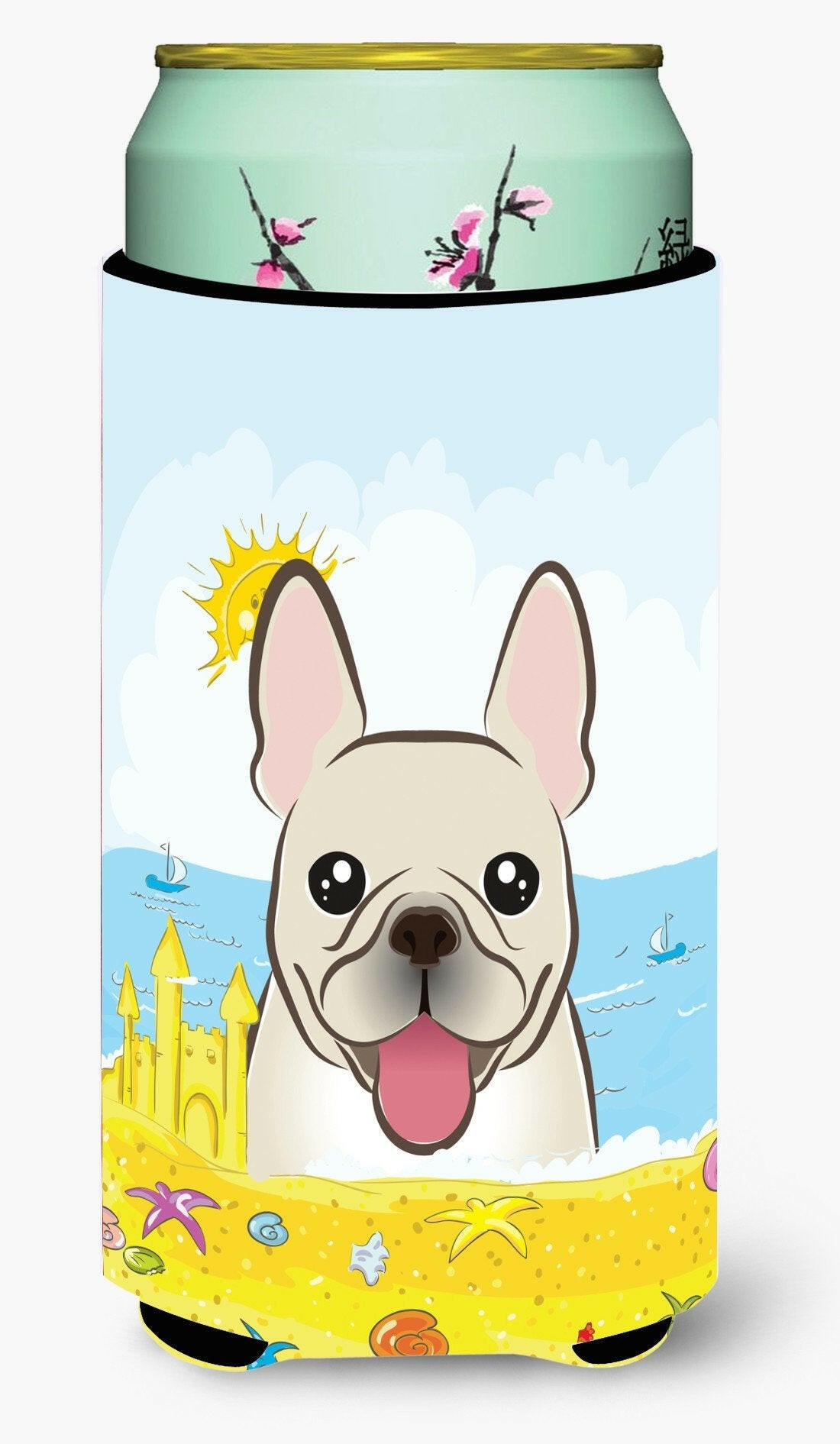 French Bulldog Summer Beach Tall Boy Beverage Insulator  Hugger BB2106TBC by Caroline's Treasures