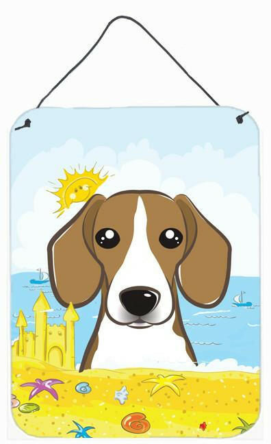 Beagle Summer Beach Wall or Door Hanging Prints BB2107DS1216 by Caroline's Treasures