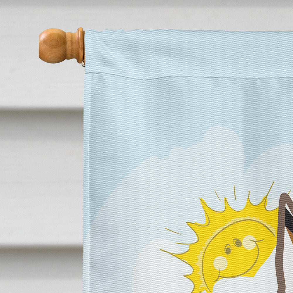 Doberman Summer Beach Flag Canvas House Size BB2113CHF  the-store.com.