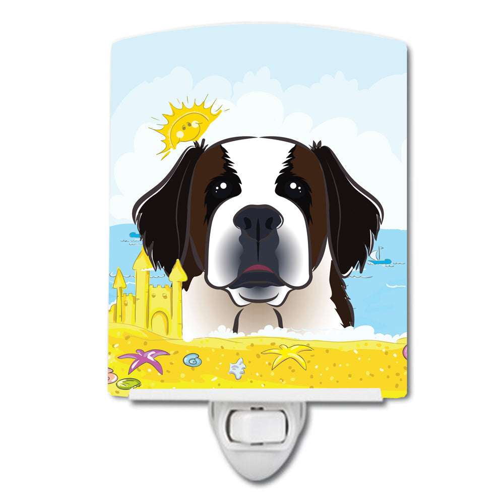 Saint Bernard Summer Beach Ceramic Night Light BB2114CNL - the-store.com