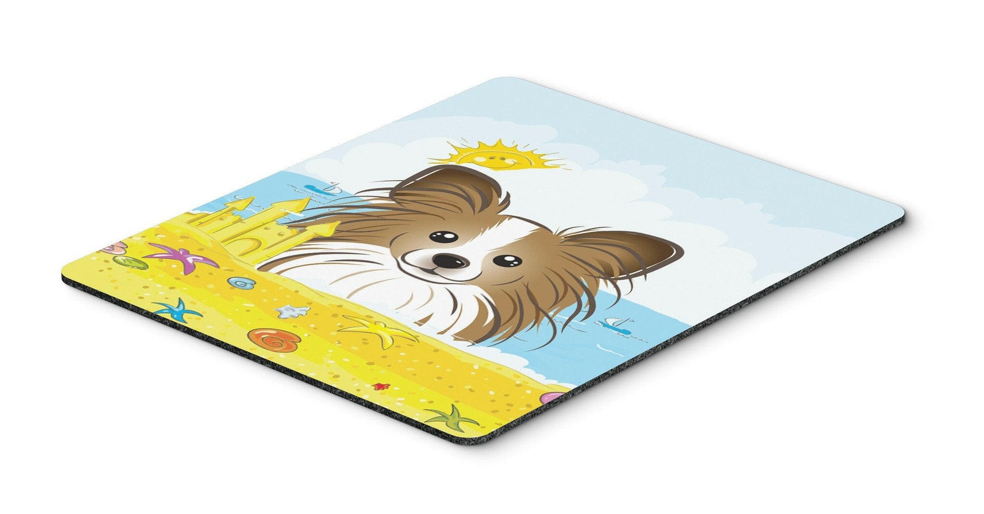 Papillon Summer Beach Mouse Pad, Hot Pad or Trivet BB2116MP by Caroline's Treasures