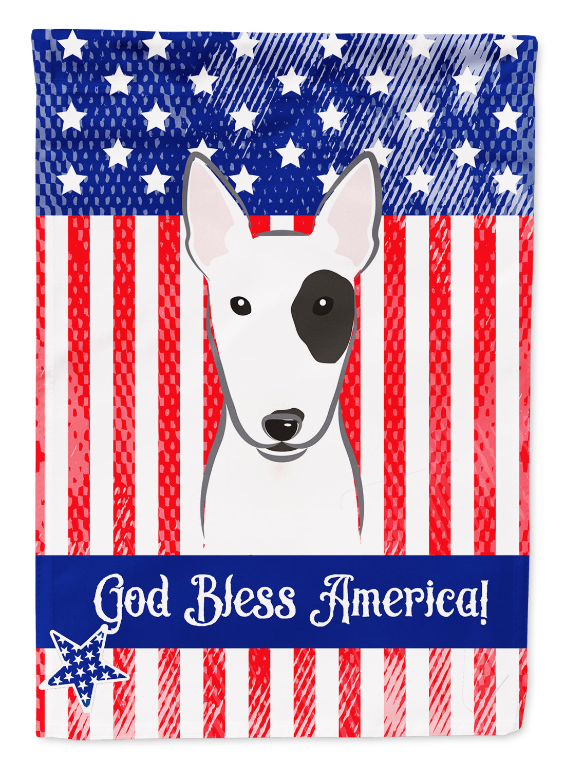 Bull Terrier Flag Garden Size BB2139GF.