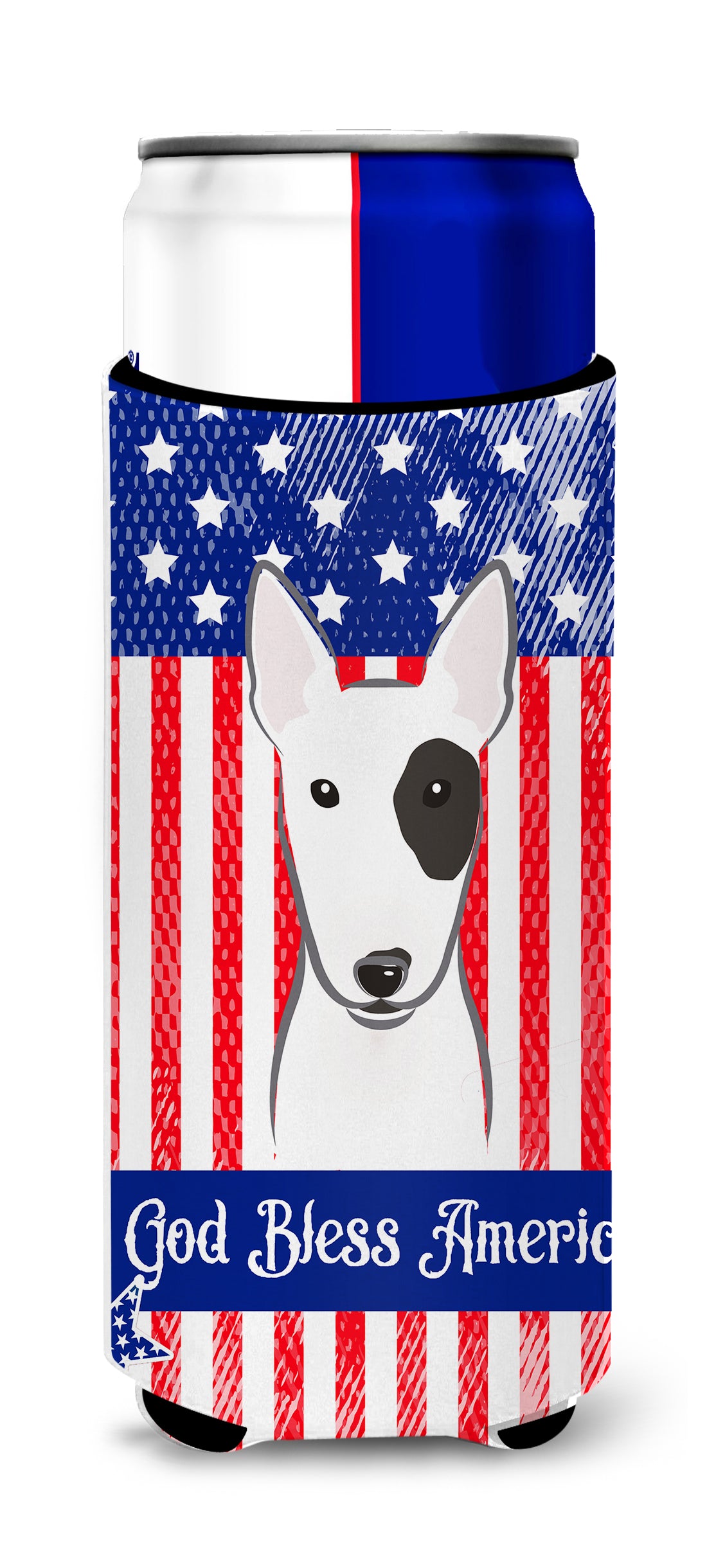 Bull Terrier  Ultra Beverage Insulator for slim cans BB2139MUK  the-store.com.