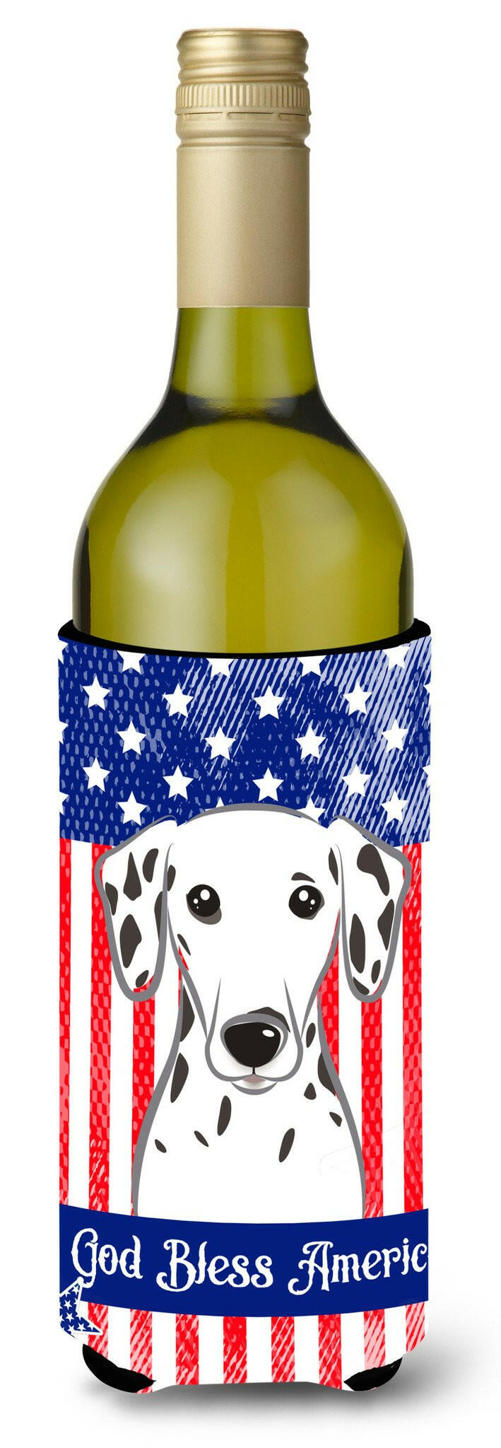 Dalmatian Wine Bottle Beverage Insulator Hugger BB2140LITERK by Caroline&#39;s Treasures