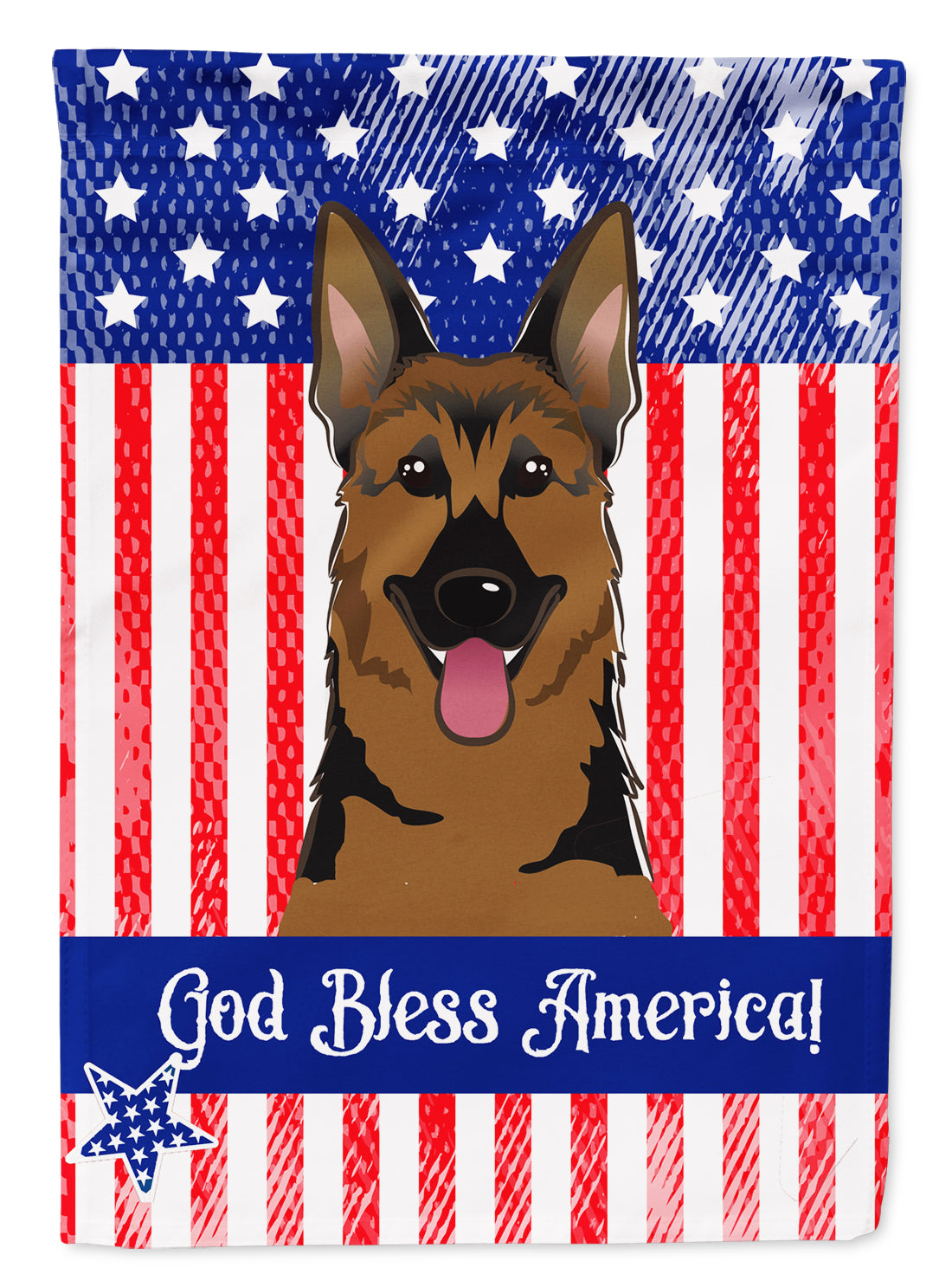 German Shepherd Flag Garden Size BB2141GF.