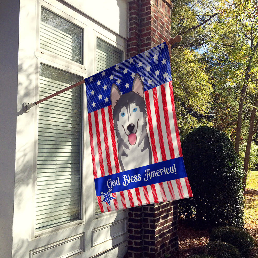 Alaskan Malamute Flag Canvas House Size BB2148CHF  the-store.com.