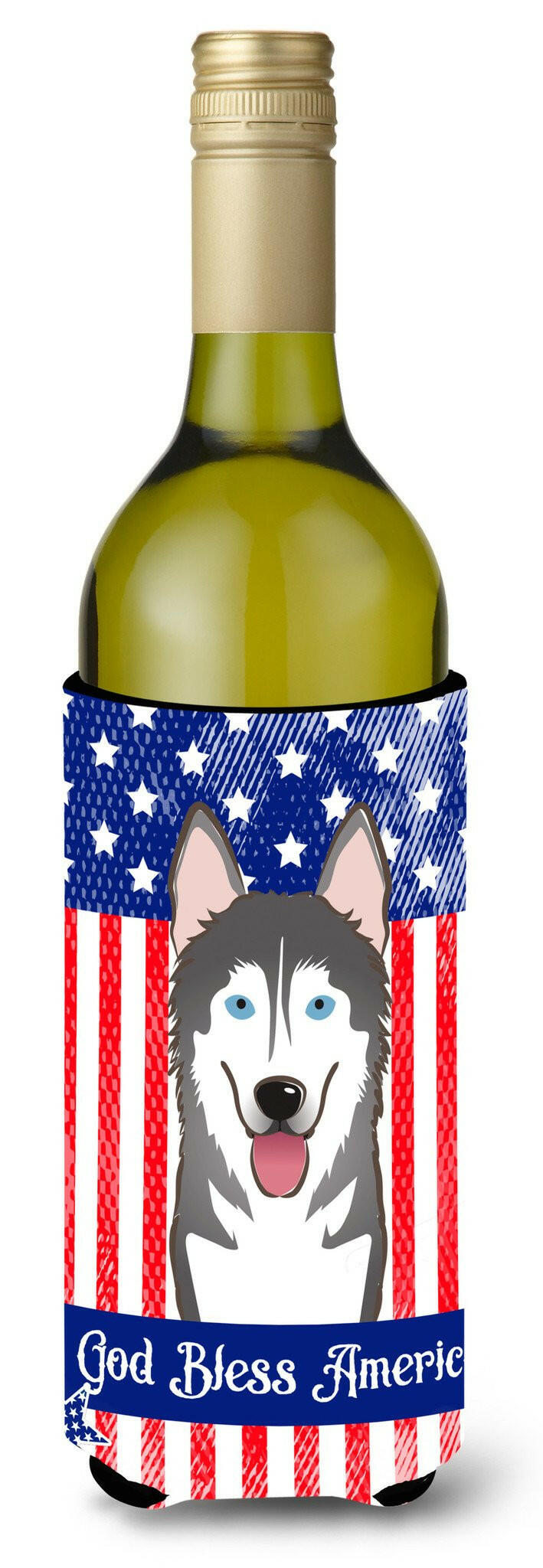 Alaskan Malamute Wine Bottle Beverage Insulator Hugger BB2148LITERK by Caroline&#39;s Treasures