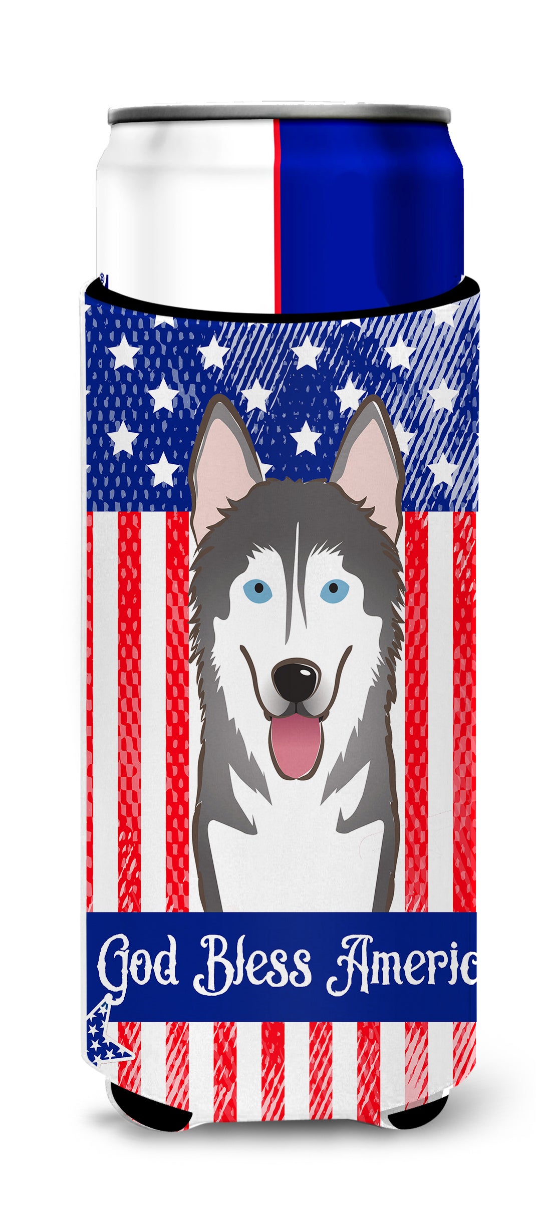 Alaskan Malamute  Ultra Beverage Insulator for slim cans BB2148MUK  the-store.com.