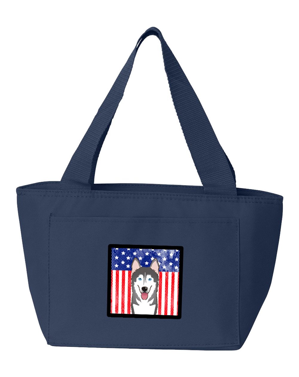 American Flag and Alaskan Malamute Lunch Bag BB2148NA-8808 by Caroline's Treasures