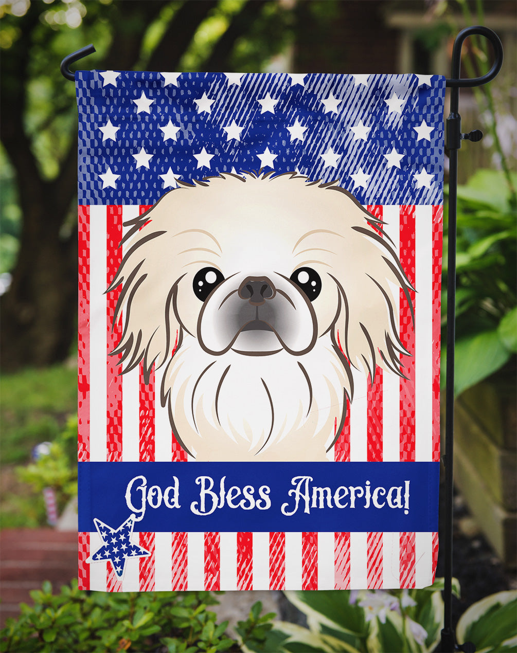 Pekingese Flag Garden Size BB2151GF.