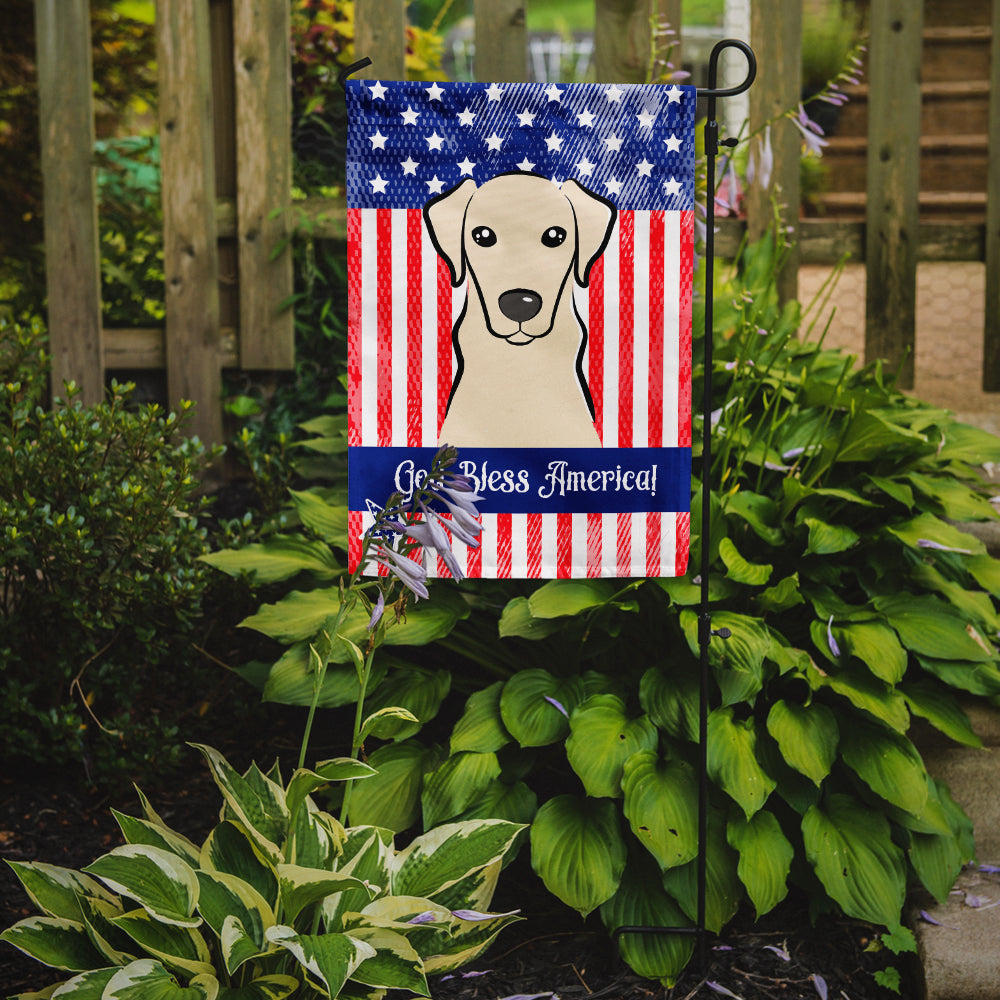 Yellow Labrador Flag Garden Size BB2152GF.