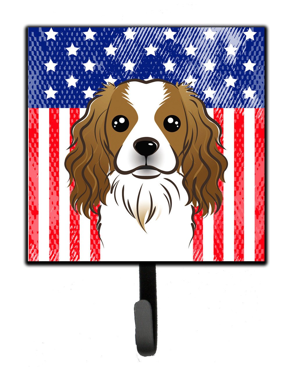 American Flag and Cavalier Spaniel Leash or Key Holder BB2154SH4 by Caroline's Treasures