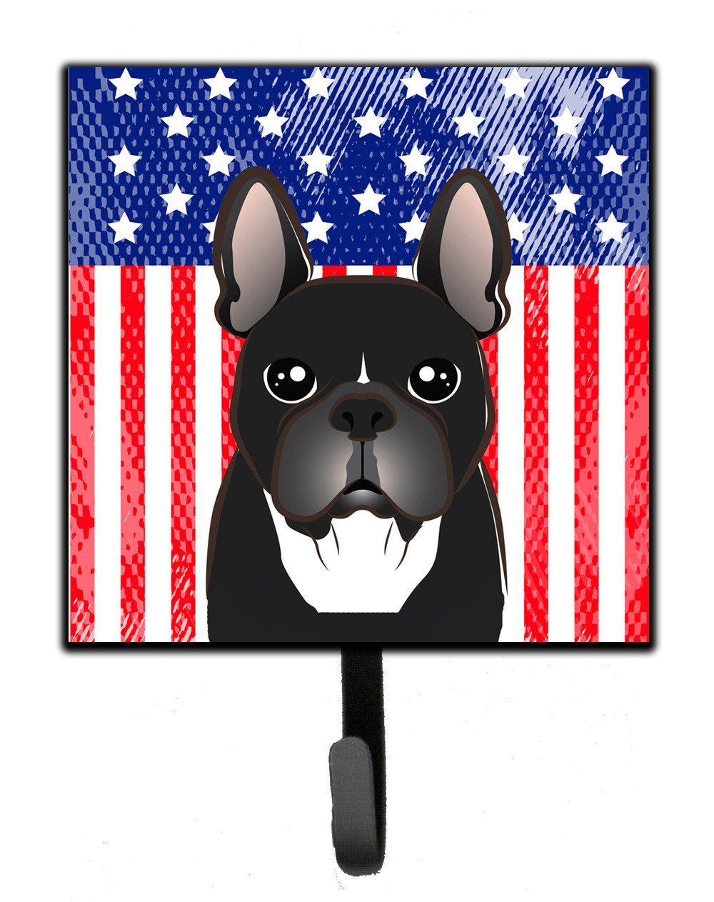 American Flag and French Bulldog Leash or Key Holder BB2157SH4 by Caroline&#39;s Treasures