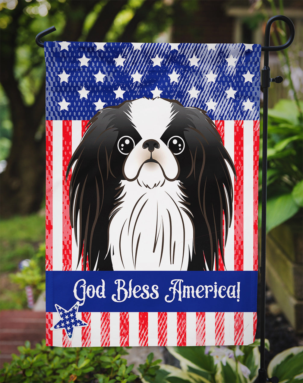 Japanese Chin Flag Garden Size BB2160GF.