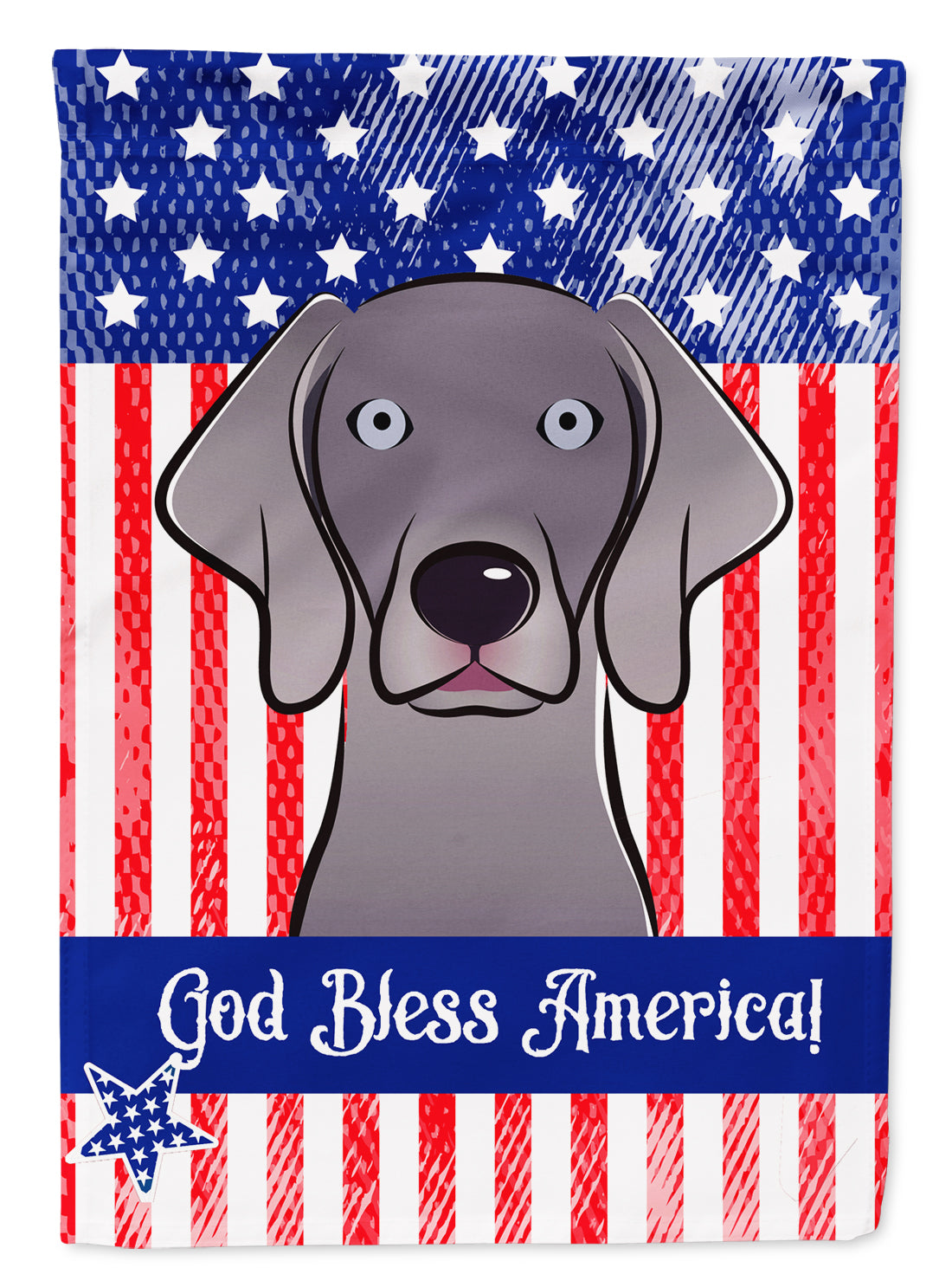 Weimaraner Flag Garden Size BB2161GF.