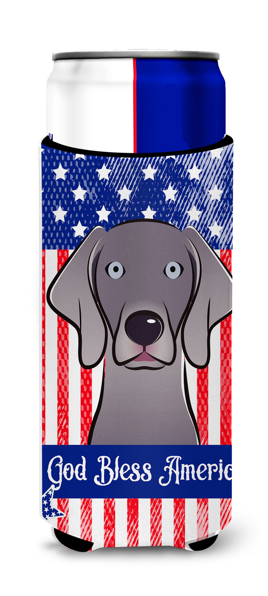 Weimaraner  Ultra Beverage Insulator for slim cans BB2161MUK  the-store.com.