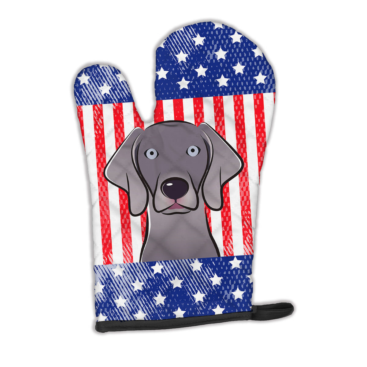 American Flag and Weimaraner Oven Mitt BB2161OVMT  the-store.com.