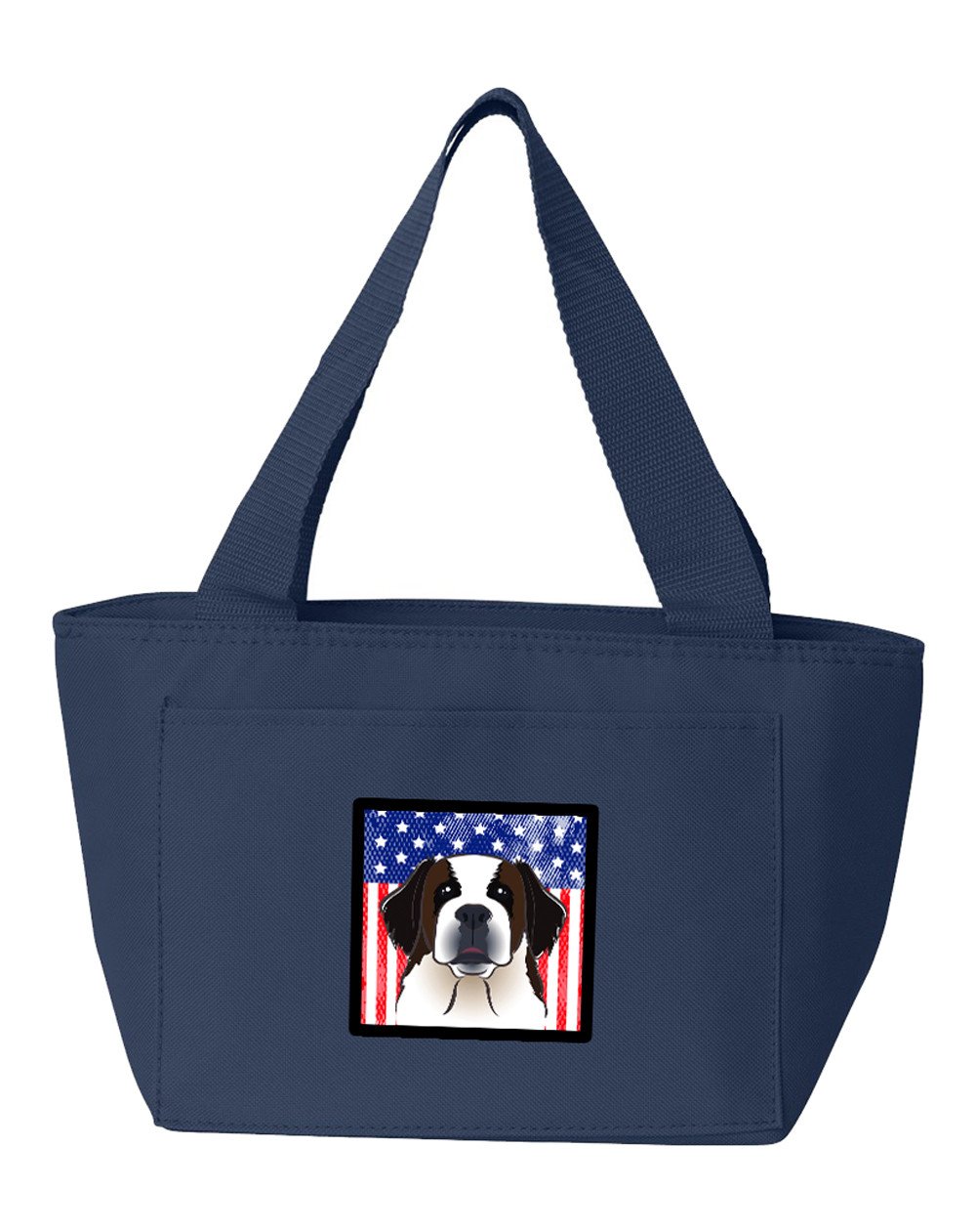 American Flag and Saint Bernard Lunch Bag BB2176NA-8808 by Caroline's Treasures