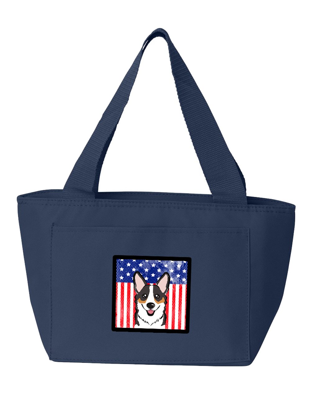 American Flag and Tricolor Corgi Lunch Bag BB2185NA-8808 by Caroline's Treasures