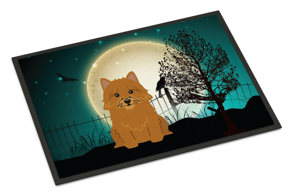 Halloween Scary Norwich Terrier Indoor or Outdoor Mat 24x36 BB2210JMAT - the-store.com