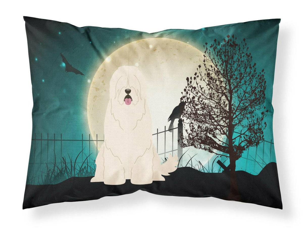 Halloween Scary South Russian Sheepdog Fabric Standard Pillowcase BB2214PILLOWCASE by Caroline&#39;s Treasures