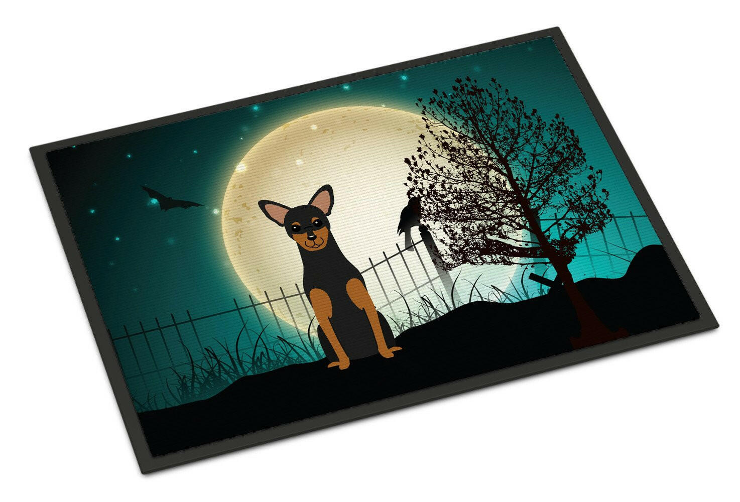 Halloween Scary Manchester Terrier Indoor or Outdoor Mat 24x36 BB2218JMAT - the-store.com