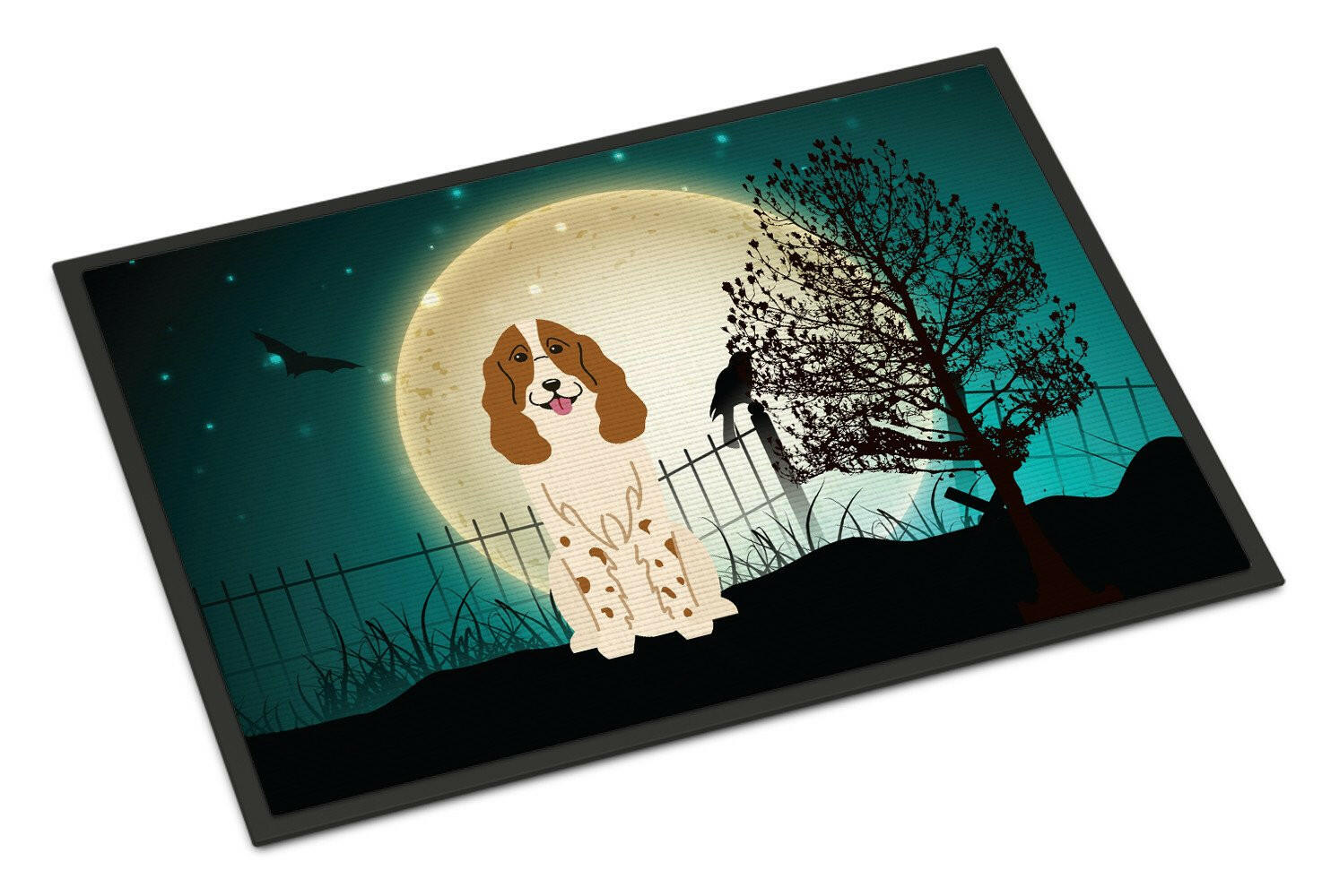 Halloween Scary Russian Spaniel Indoor or Outdoor Mat 24x36 BB2221JMAT - the-store.com