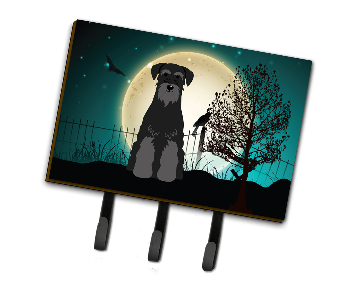 Halloween Scary Standard Schnauzer Black Leash or Key Holder BB2222TH68  the-store.com.