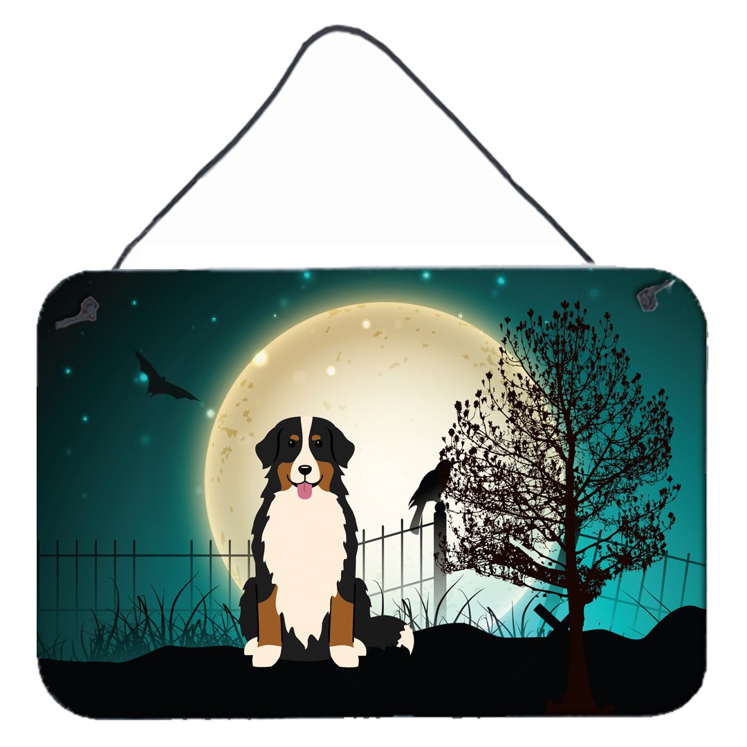 Halloween Scary Bernese Mountain Dog Wall or Door Hanging Prints by Caroline&#39;s Treasures