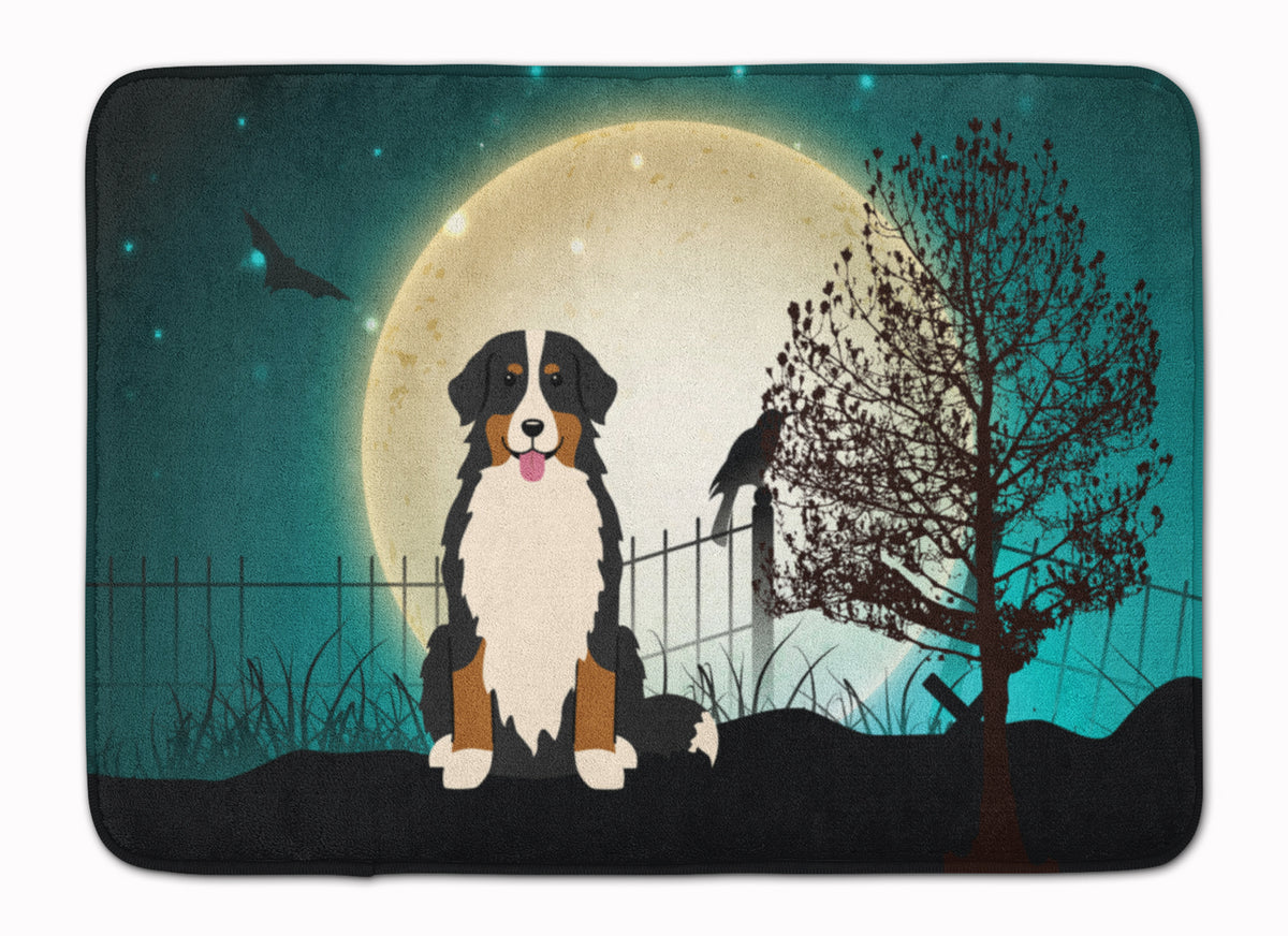 Halloween Scary Bernese Mountain Dog Machine Washable Memory Foam Mat BB2226RUG - the-store.com