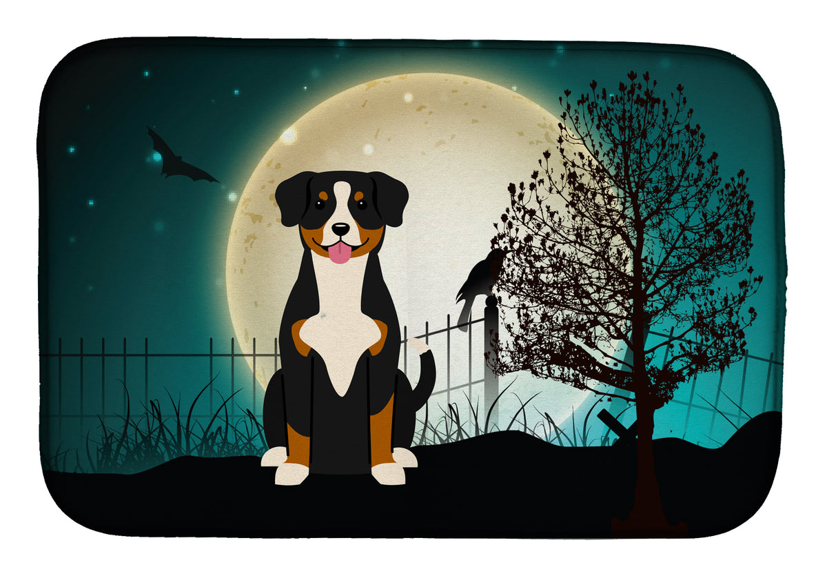 Halloween Scary Entlebucher Dish Drying Mat BB2228DDM  the-store.com.