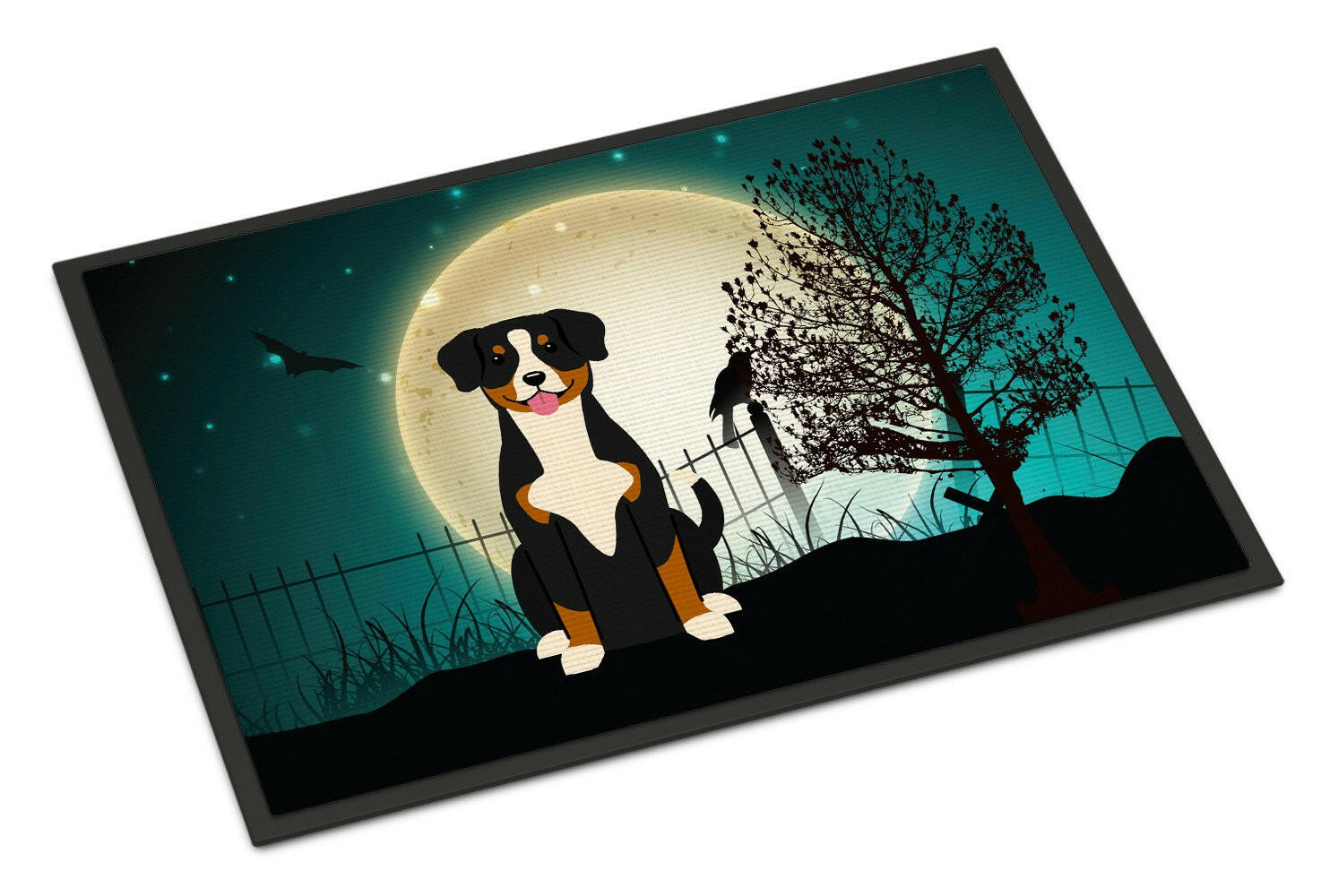 Halloween Scary Entlebucher Indoor or Outdoor Mat 24x36 BB2228JMAT - the-store.com