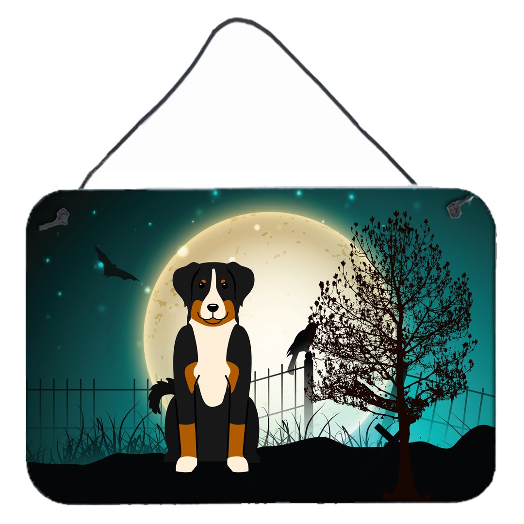 Halloween Scary Appenzeller Sennenhund Wall or Door Hanging Prints BB2233DS812 by Caroline's Treasures