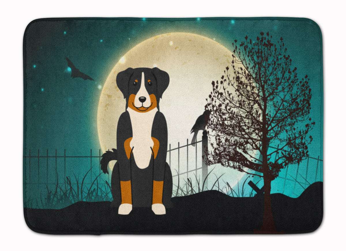 Halloween Scary Appenzeller Sennenhund Machine Washable Memory Foam Mat BB2233RUG - the-store.com