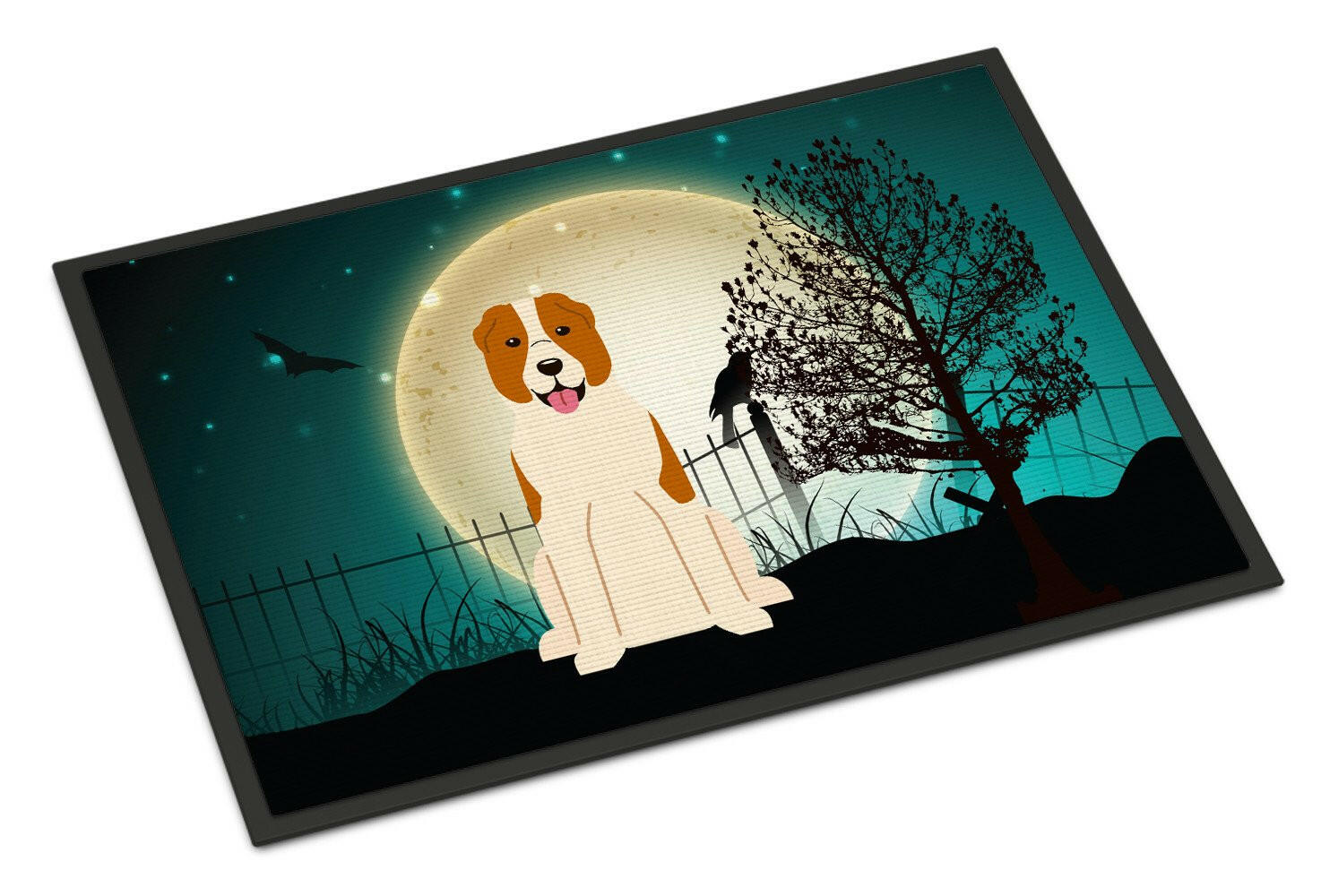 Halloween Scary Central Asian Shepherd Dog Indoor or Outdoor Mat 24x36 BB2239JMAT - the-store.com