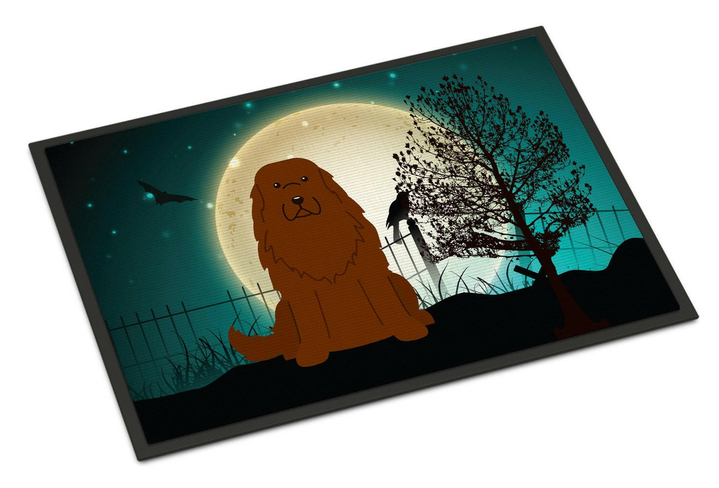 Halloween Scary Caucasian Shepherd Dog Indoor or Outdoor Mat 24x36 BB2240JMAT - the-store.com