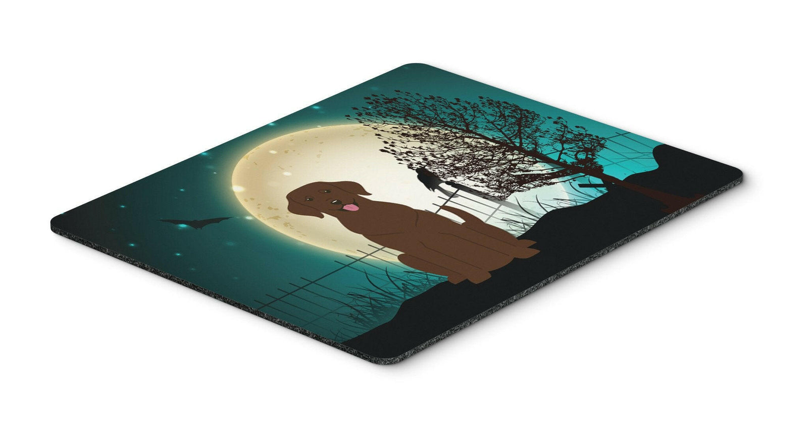 Halloween Scary Chocolate Labrador Mouse Pad, Hot Pad or Trivet BB2246MP by Caroline's Treasures