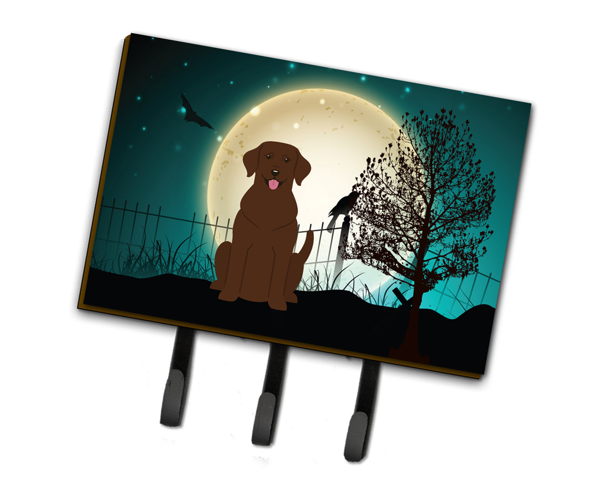 Halloween Scary Chocolate Labrador Leash or Key Holder  the-store.com.