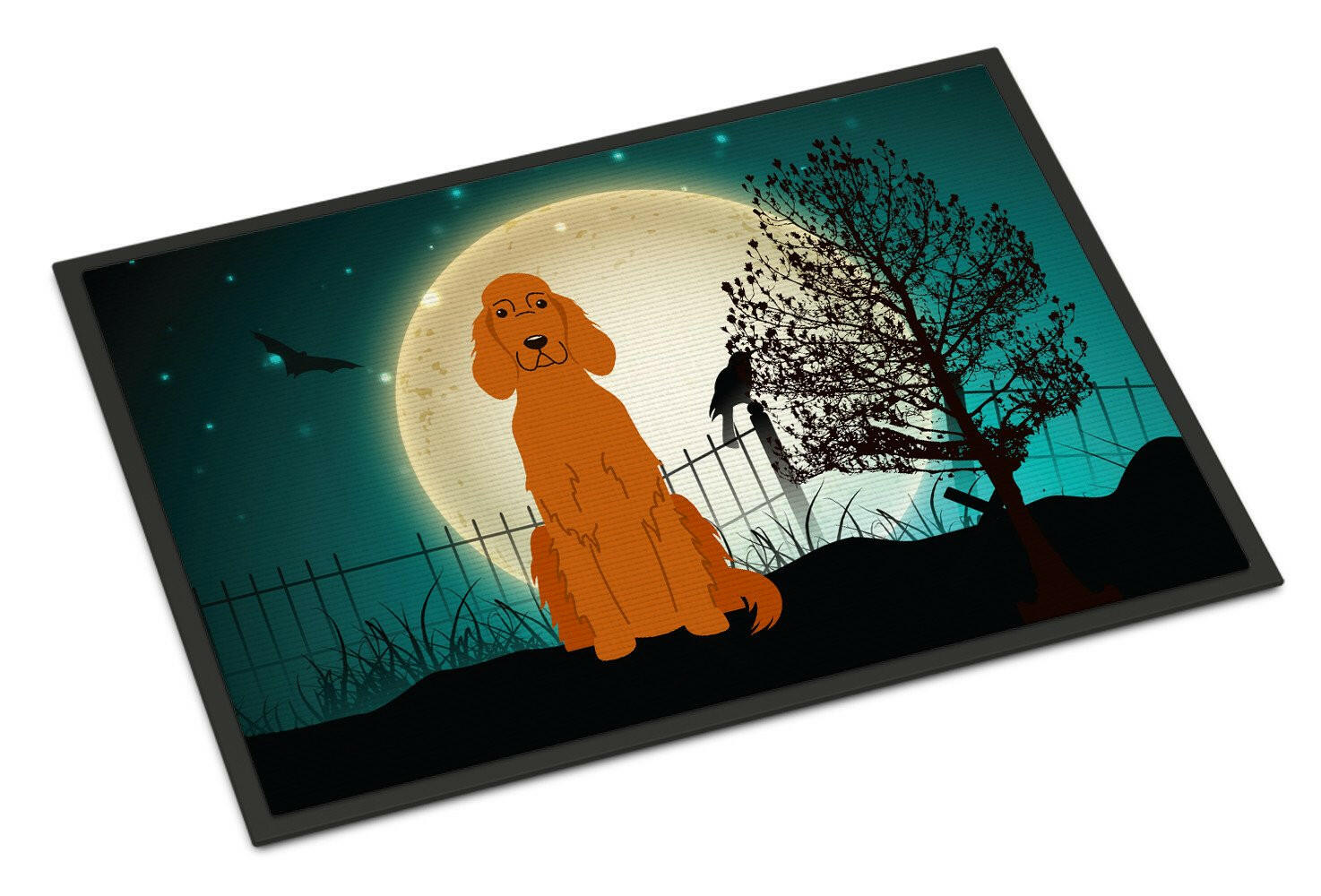 Halloween Scary Irish Setter Indoor or Outdoor Mat 18x27 BB2254MAT - the-store.com