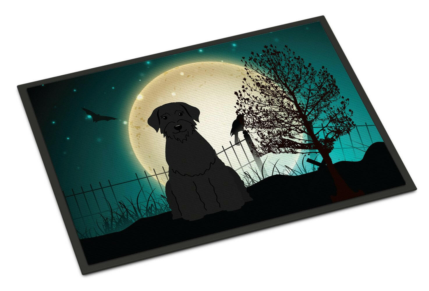 Halloween Scary Giant Schnauzer Indoor or Outdoor Mat 24x36 BB2256JMAT - the-store.com