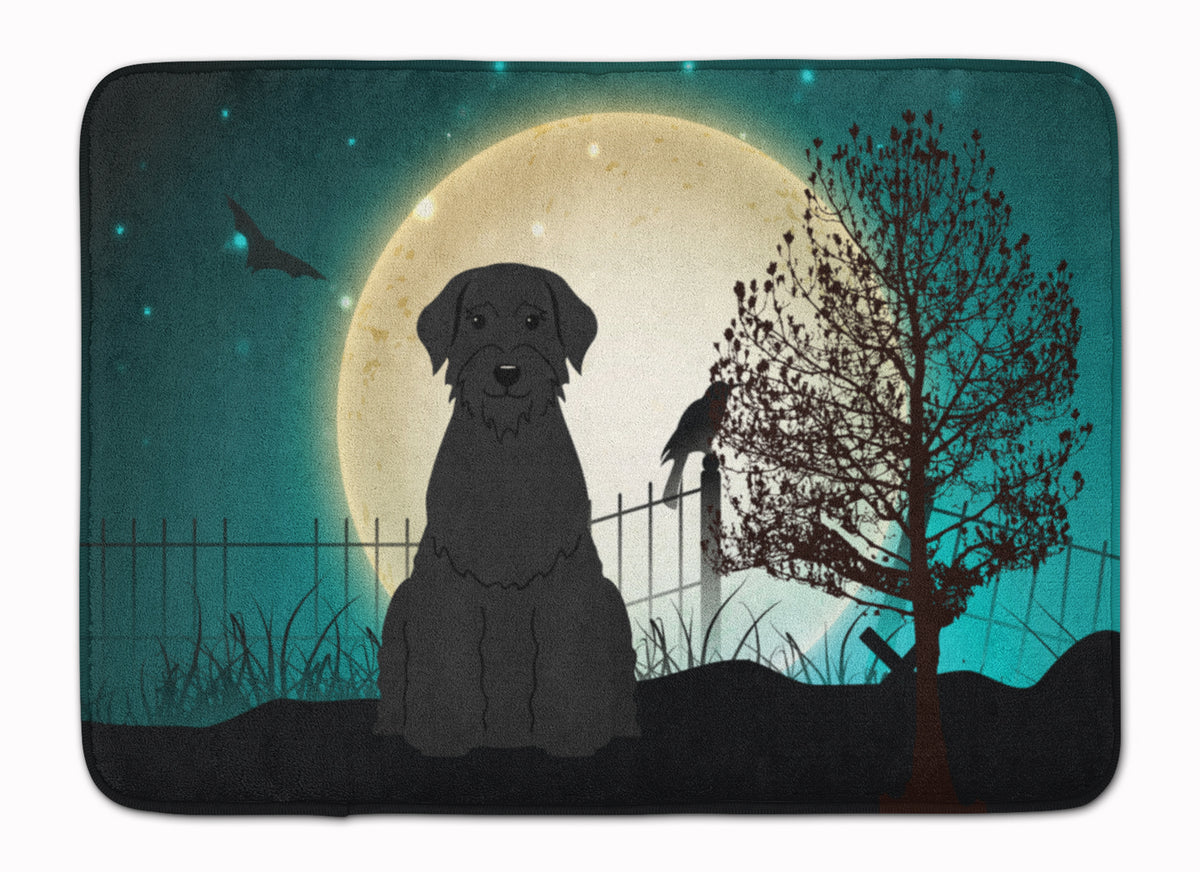 Halloween Scary Giant Schnauzer Machine Washable Memory Foam Mat BB2256RUG - the-store.com